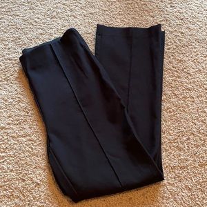Size 4 Loft Side Zip Kick Crop High Waist Pants